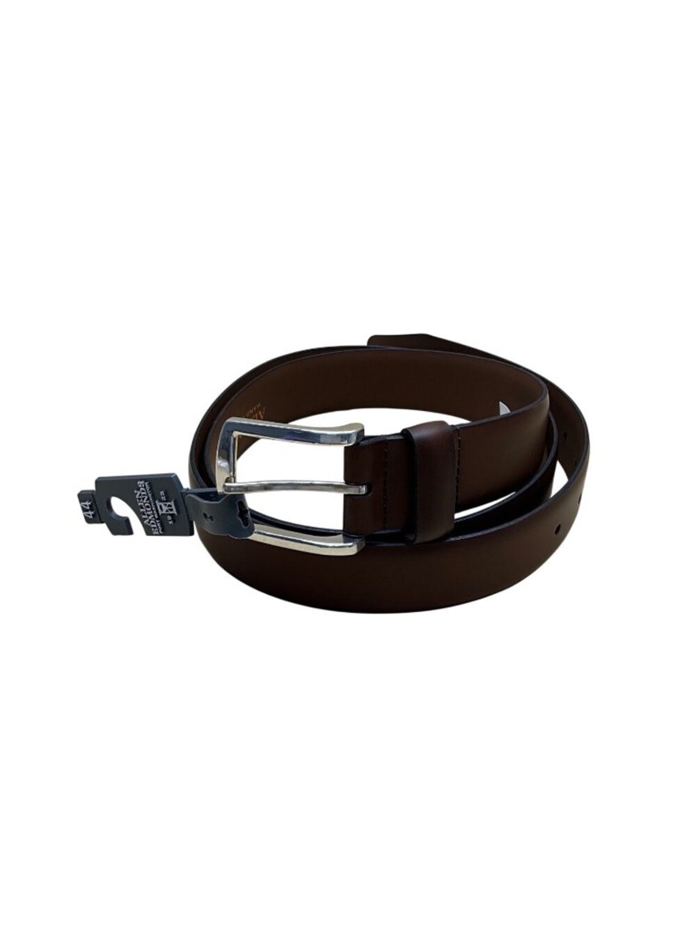 Allen Edmonds Mens Brown Leather Belt Prong Buckle Adjustable Handcrafted Sz 44